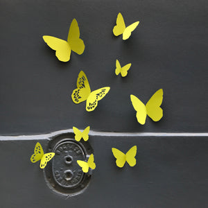 Kit de papillons Siméon en papier vert PliPapierCiseaux - idée décoration