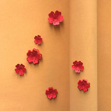 Charger l&#39;image dans la galerie, Kit fleurs cerise rouge PliPapierCiseaux - idée décoration